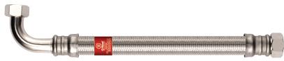 CHAUFFAGE-CLIMATISATION - TRESSE INOX - FF - TAQ Extra Codo - Flexible coudé en acier inoxydable