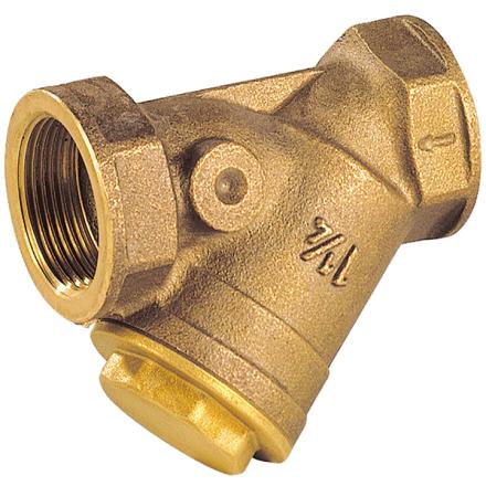 FILTRE A TAMIS - FF taraudé - Filtre en Y - Corps bronze - Cartouche inox 304 démontable - Pression nominale 16 bar - Température de - 10°C à + 120°C