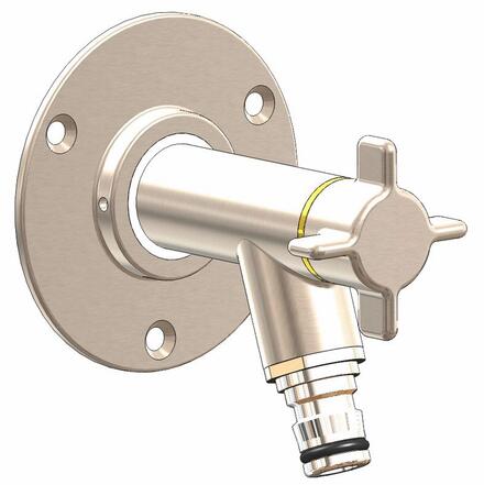 ROBINET D'EXTERIEUR OSLO - Kit robinet horizontal + applique 1/2"