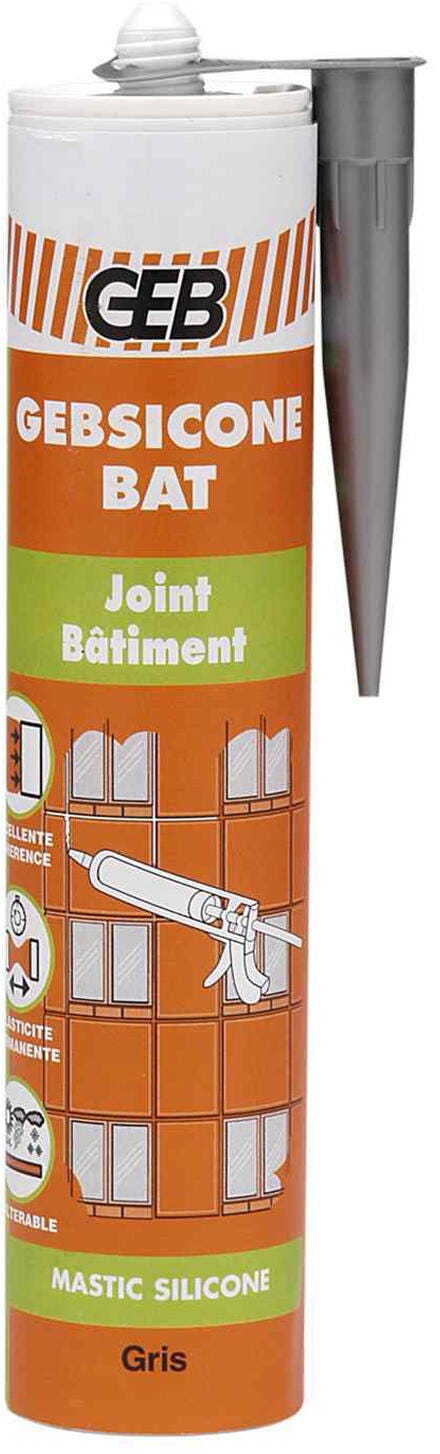 GEBSICONE - BAT 3 - Mastic silicone pour joints de dilatation
