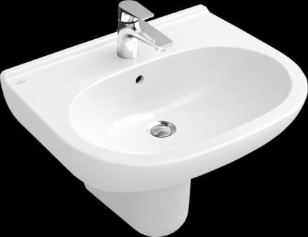 LAVABO O.NOVO OVALE 55X45        BLC 516055R1 VILLEROY BOCH