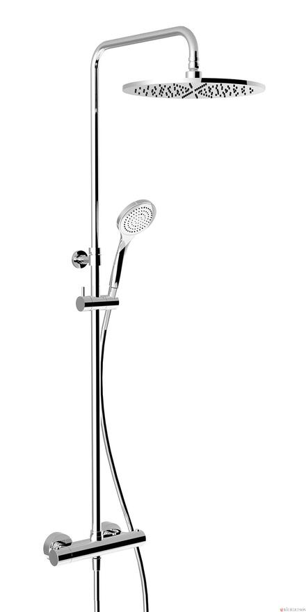 GESSI MINIMALISTIC SHOWER - Colonne douche thermostatique mural