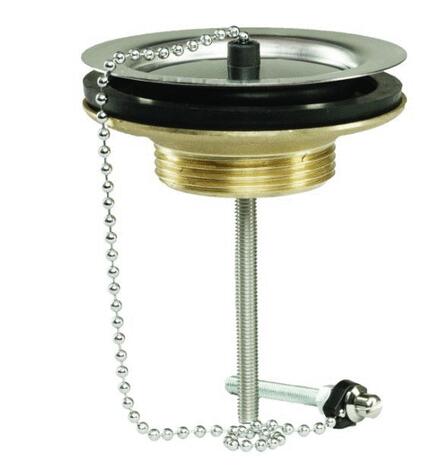 BONDE - Inox-Laiton- perçage ø60 mm - Pour évier grès