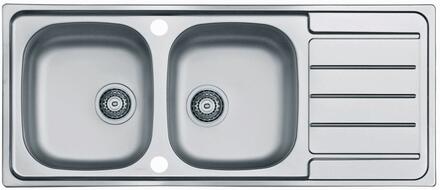 EVIER A ENCASTRER REVERSIBLE - LINE - Inox 18/10
