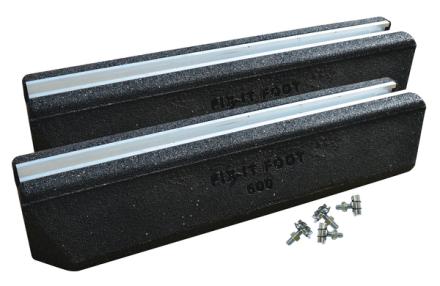 KIT MINI RUBBER FOOT 500 -PAIRE- +VISS  B0216