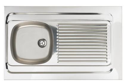 EVIER A POSER REVERSIBLE - LAVELLI - Inox lisse 18/10