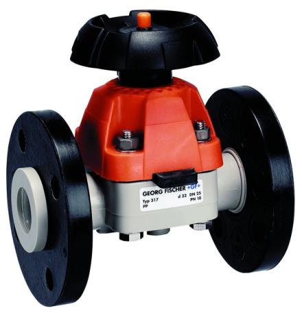 ROBINET A MEMB.TYPE 317 PP-H D110   167317040 FISCHER GEORG  [167317040]