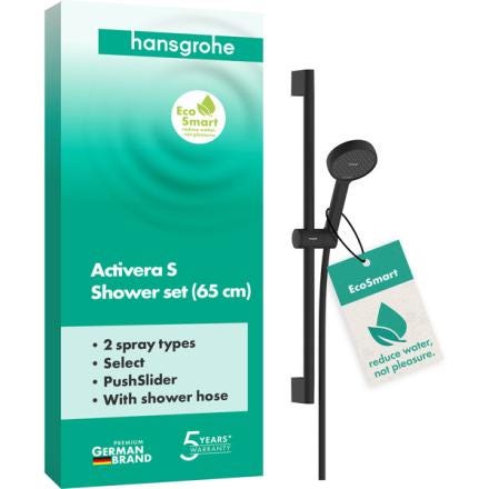 SET DE DOUCHE 95 2JET ECOSMART  NOIR 28044670