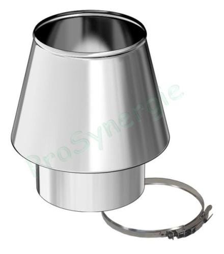 CONE DE FINITION INOX 316 CONDENS 150  111150 TOLERIE EMAILLERIE NANT-SETEN  [111150]
