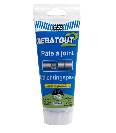 GEBATOUT 2 - Pâte à joint non durcissante pour raccords filetés métalliques en plomberie et en chauffage