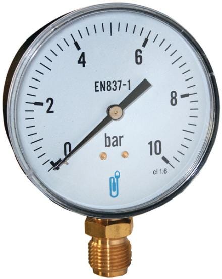 MANOMETRE - 116 - Chauffage - Boîtier ABS sec