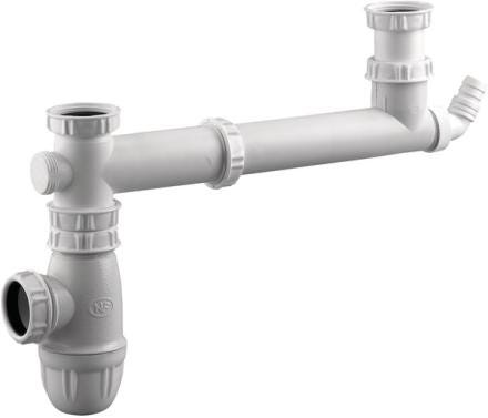 TE - Té de raccordement plastique - Siphon réglable