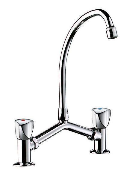 MELANGEUR LAVABO - 2 trous avec têtes à clapet Long-Life