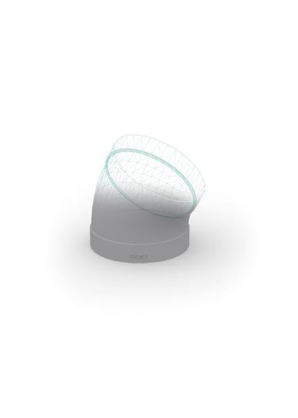 COUDE 30 PVC M1 GRIS VENTILATION          355 HOKA  [10009069]