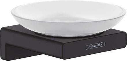 PORTE-SAVON NOIR MAT ADDSTORIS       41746670 HANSGROHE  [41746670]