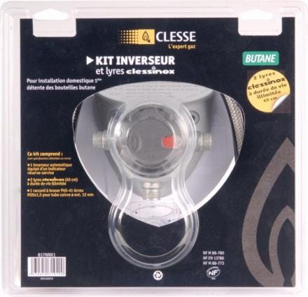 KIT INVERSEUR DETENDEUR GAZ BUTANE - KIT-175 B