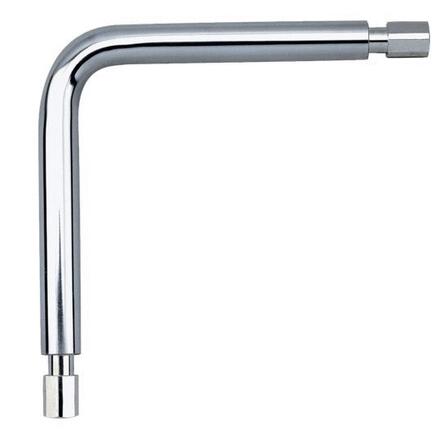 RIDEAU DE DOUCHE - Coude de raccordement pour porte-rideau de douche d'angle par assemblage