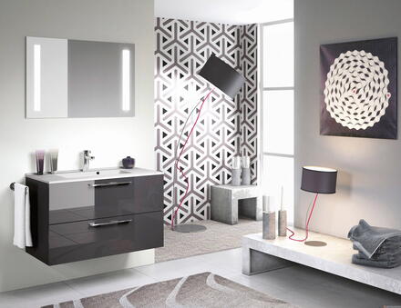 COMPOSITION DELPHY GRAPHIC 90 - Meuble ensemble complet