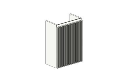 MEUBLE LM UPCITY26 1P DTE 40CM BLC L.  BL0050