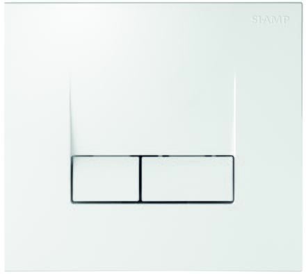 SMARTY - Plaque de commande double touche ABS