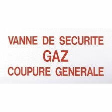 ETIQUETTE DE SIGNALISATION - Chaufferie fioul/gaz polystyrène rigide