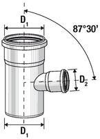 EMBRANCHEMENT PP - MF - 87°30 - Réduit - HTEA