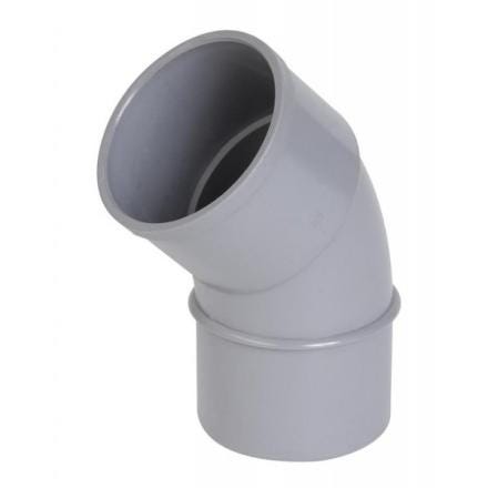 COUDE SPL 45' M D125 PVC A COLLER GRIS    CX4 NICOLL  [CX4]