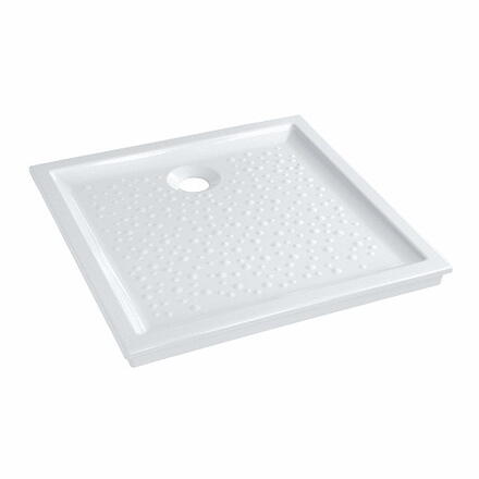 PRIMA - Receveur carré extra-plat en céramique à encastrer