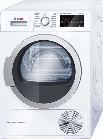 SECHE LINGE CHARGEMENT FRONTAL - Finition : blanc
