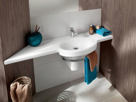 VARIABLE - Plan de toilette autoportant