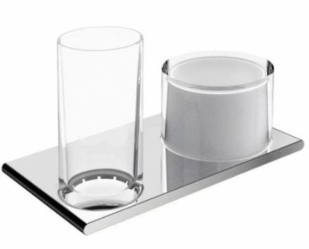 EDITION 400 - Support double verre/distributeur de savon