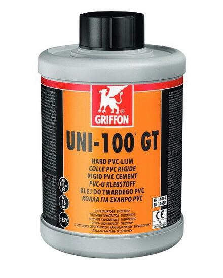 UNI-100 - Colle pour PVC rigide en liquide agréée CSTB