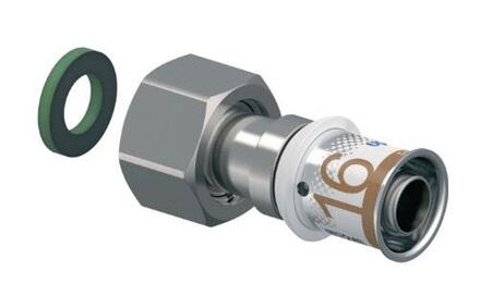 RACCORD S-PRESS PLUS MULTICOUCHE - Raccord à sertir écrou libre