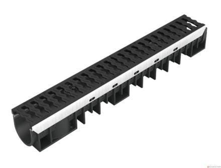 CANIVEAU 100 HD PROF.1 GRILLE D400    DR101DF NICOLL  [DR101DF]
