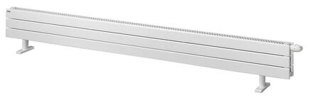 FASSANE PACK A AILETTES - CSXD - Plinthe Double - Radiateur décoratif de chauffage central - Acier