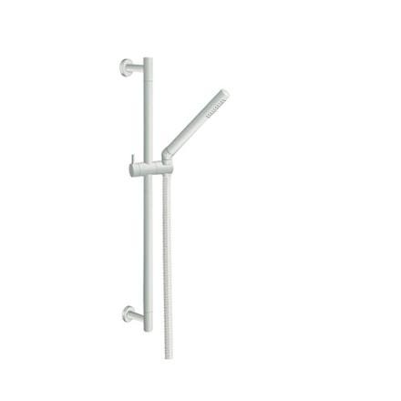 ENSEMBLE BARRE DE DOUCHE ROND BLANC   PD06224 ONDYNA  [PD06224]