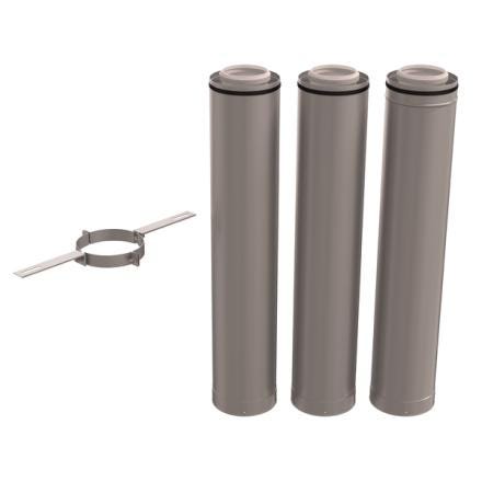 KIT 3CEP D'ETAGE D125/200MM 3M SS CON. 330804 UBBINK  [330804]
