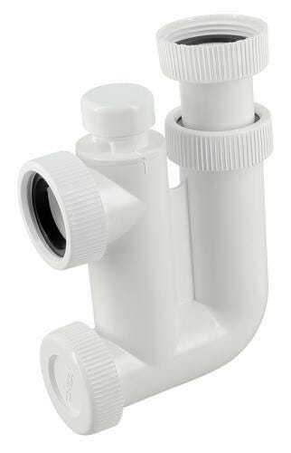 SIPHON DE LAVABO EN PVC C - Réglable à écrou (avec joints)