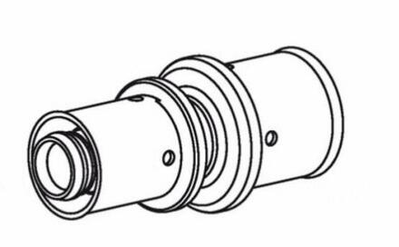 RACCORDS MULTICOUCHE  BRAVOPRESS® - Raccord droit réduit