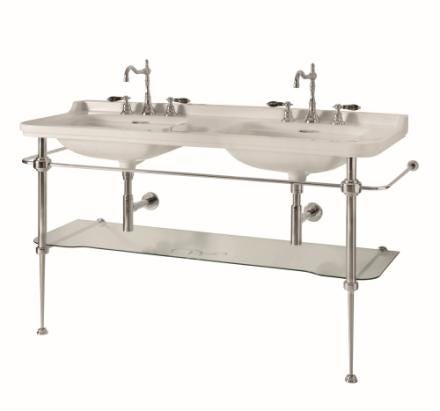 PIEDS LAITON A/TABLETTE 150CM    CHR  WD92051 ONDYNA  [WD92051]