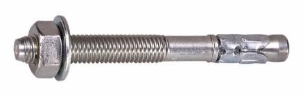CHEVILLE METAL - Fix II - Cheville à expansion par vissage pour béton, acier zingué