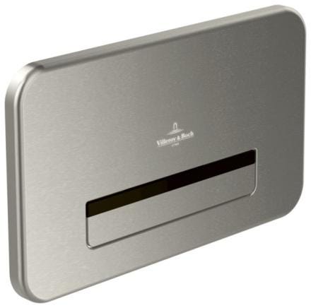 PLAQUE VICONNECT DUAL.F ST.STEEL V&B 922311LC VILLEROY BOCH  [922311LC]