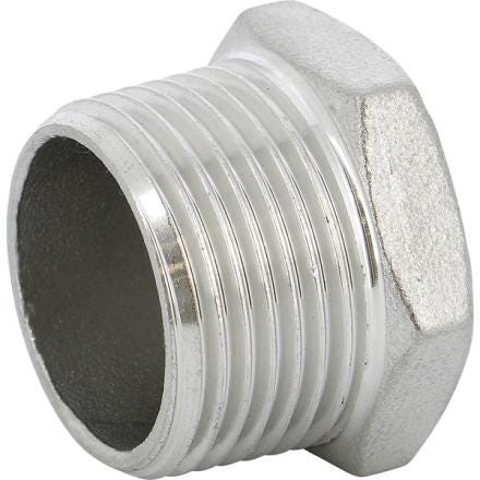 RACCORD INOX 2022 1 1/2 BOUCHON M HEX 2022008 SFERACO  [2022008]
