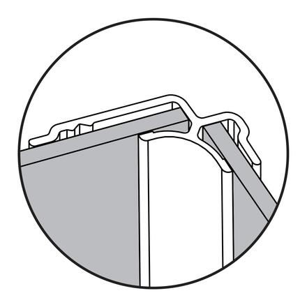 PROFILE DECOFAST ALU ANGLE RENTRANT    400007 LAZER  [400007] 