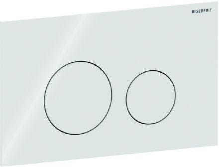 PLAQUE GEBERIT SIGMA40 DBL TCHE  115.628.SI.1 GEBERIT  [115.628.SI.1]