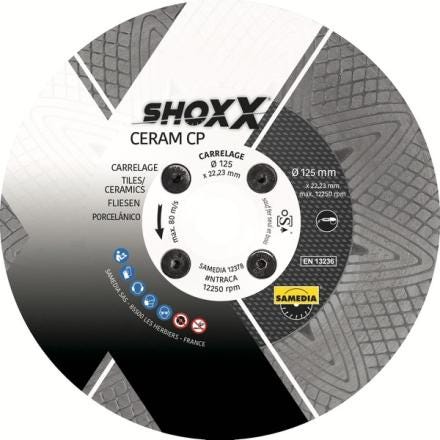 DISQUE DIAM.SHOXX CERAM CP125 M14  314596/001