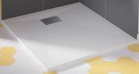 KINESURF - Receveur carré ultra-plat à encastrer en Biotec