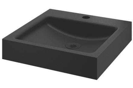 LAVABO UNITO MUR/TR D35 CENT/NOIR/MA 121830BK DELABIE G ET J  [121830BK]