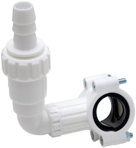 ACCESSOIRES MACHINE A LAVER - Bride de vidange autoperçante PVC