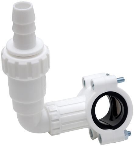 ACCESSOIRES MACHINE A LAVER - Bride de vidange autoperçante PVC